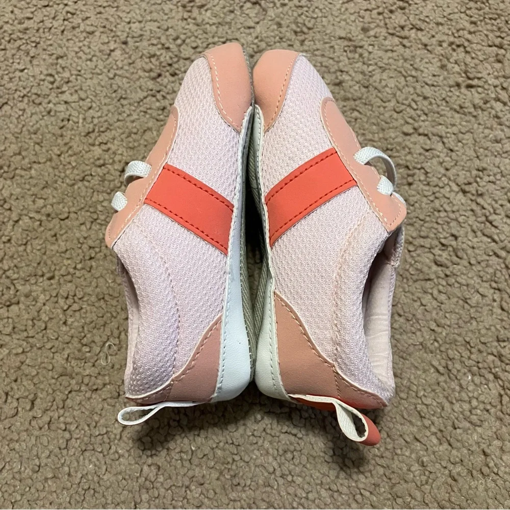 Carters Baby Girl‎ Pink Slip-On Sneaker Shoes Slippers Sz 9-12m *Like New*
